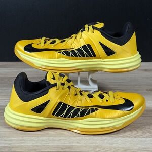 Nike Hyperdunk Shoes Mens 13 Yellow Black 2012 Basketball Sneakers 554671-700